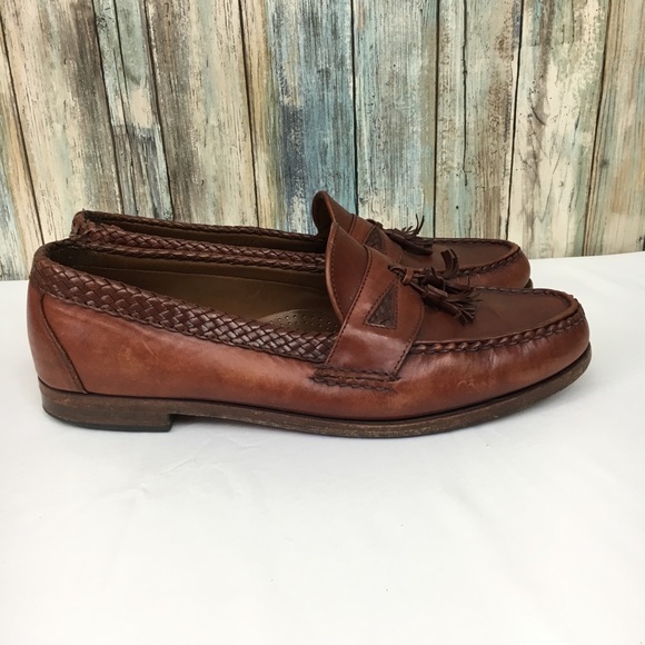 Allen Edmonds Maxfield Leather Tassel Loafer Shoes